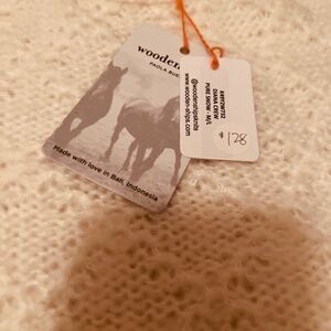 NWT Wooden Ships "Diana Crew" Sweater in Pure Snow